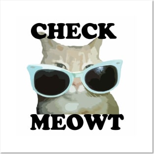 Check Meowt Posters and Art